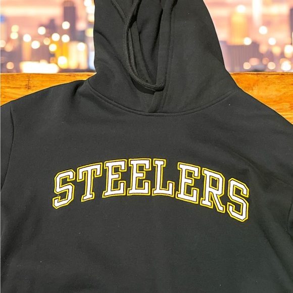 Pittsburgh Steelers NFL Men’s Logo Pullover Hoodie Size M - Picture 4 of 5